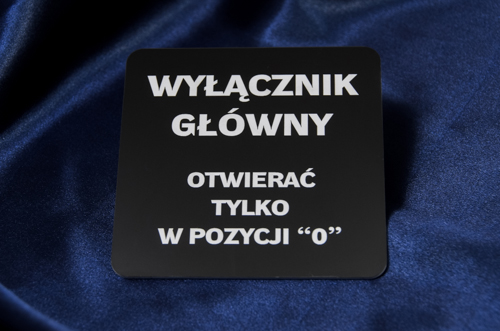 Tabliczka grawerowana WYCZNIK GWNY - Obrazek 2