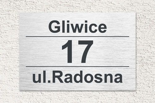 Adres na dom - tabliczka z ulic i miejscowoci - Obrazek 2